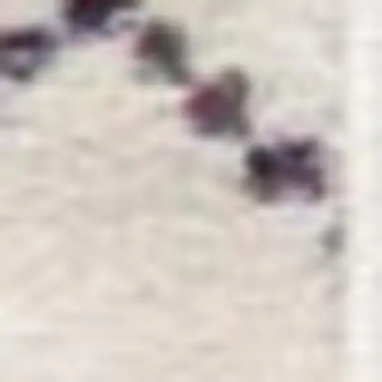 Beige And Blue Abstract Runner Rug Photo 4