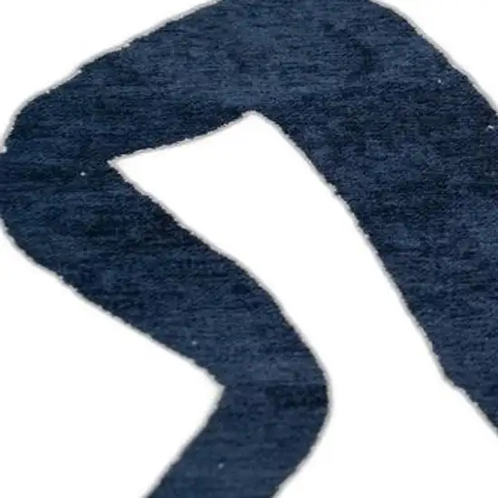 Beige And Blue Abstract Washable Area Rug With UV Protection Photo 7