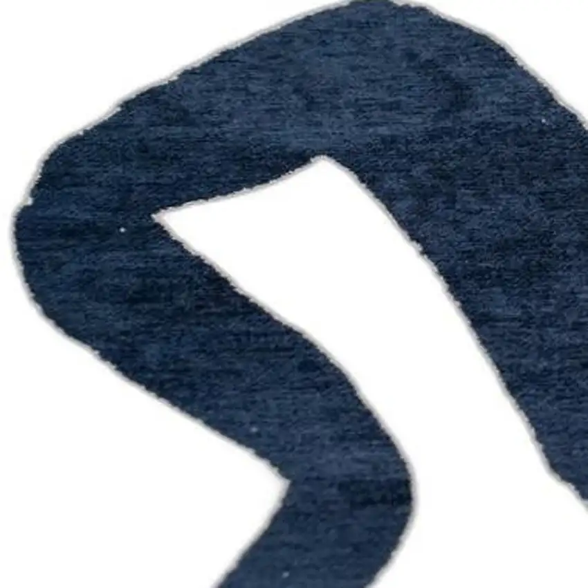 Beige And Blue Abstract Washable Area Rug With UV Protection Photo 1