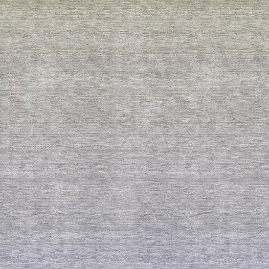 Beige And Blue Ombre Washable Area Rug With UV Protection Photo 4