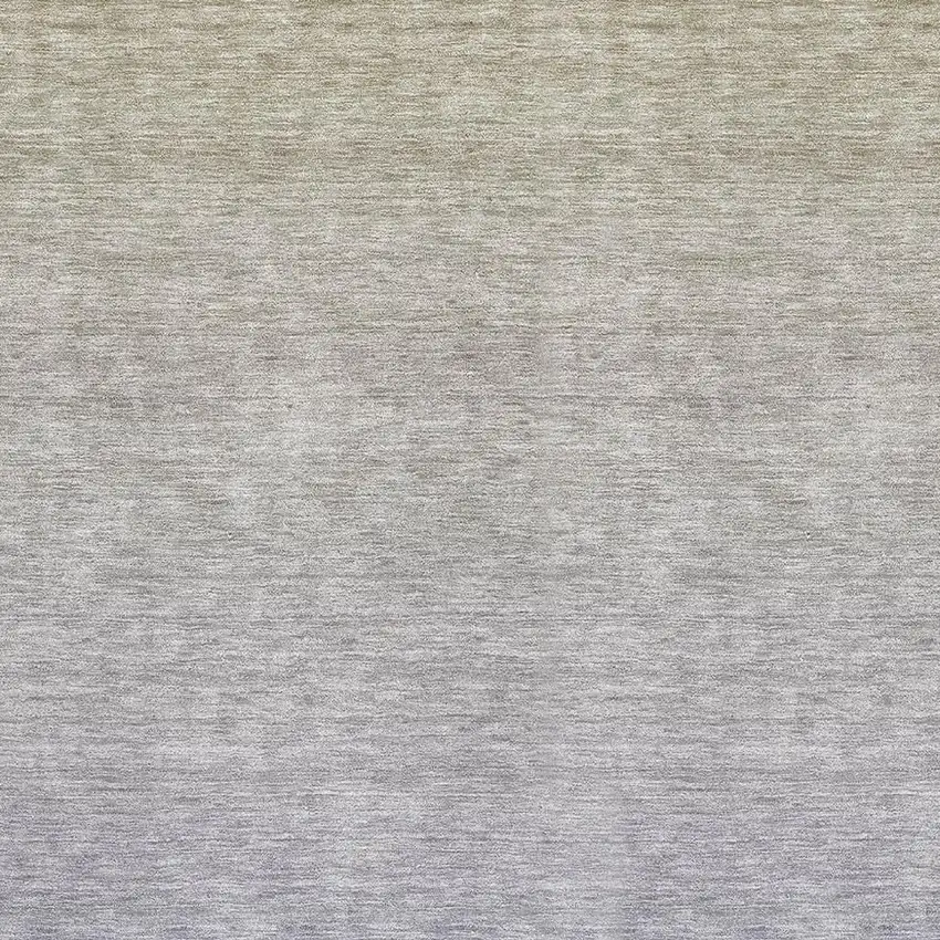 Beige And Blue Ombre Washable Area Rug With UV Protection Photo 3