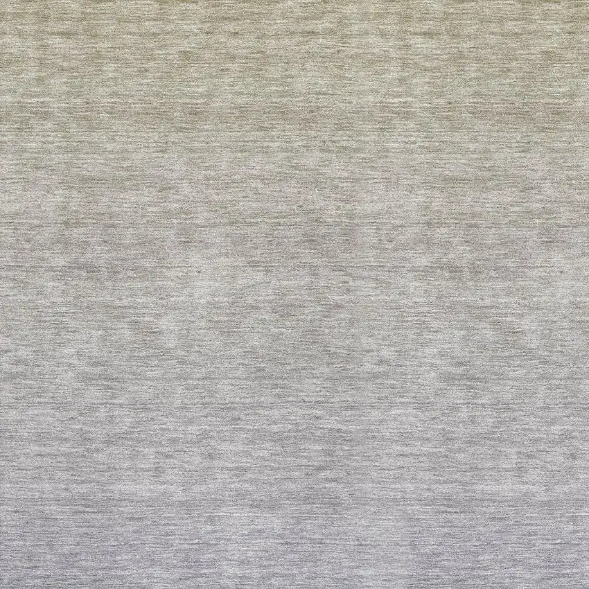 Beige And Blue Ombre Washable Area Rug With UV Protection Photo 3