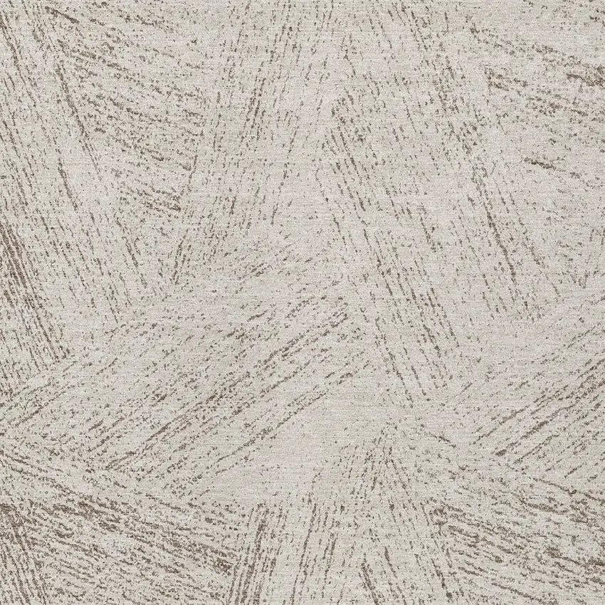 Beige And Brown Abstract Washable Indoor Outdoor Area Rug Photo 5