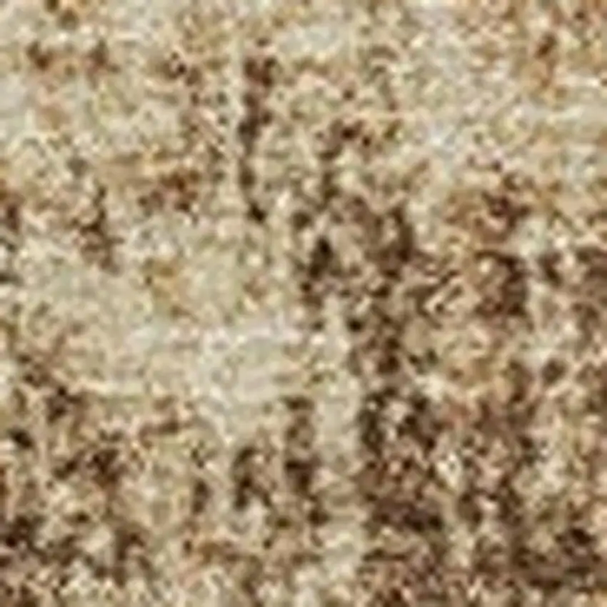 Beige And Brown Abstract Washable Indoor Outdoor Area Rug Photo 3