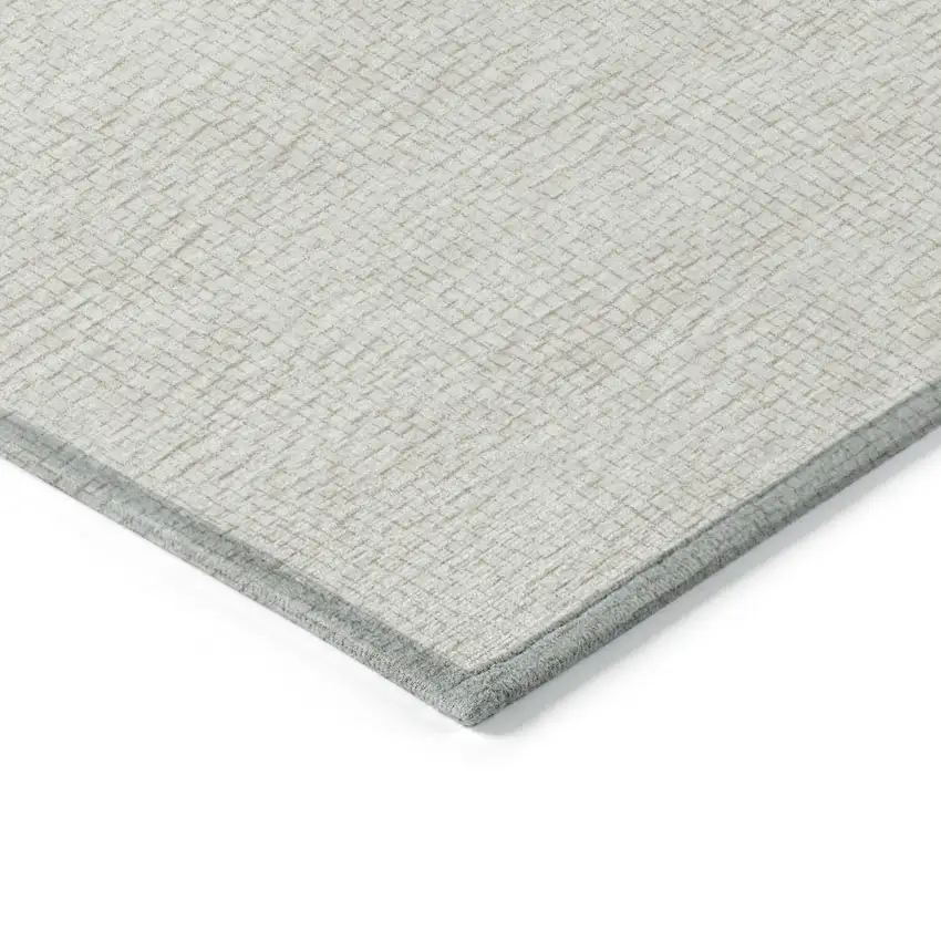Beige And Brown Geometric Washable Indoor Outdoor Area Rug Photo 4