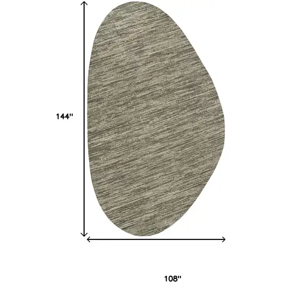 Beige And Brown Medallion Indoor Outdoor Area Rug Photo 5