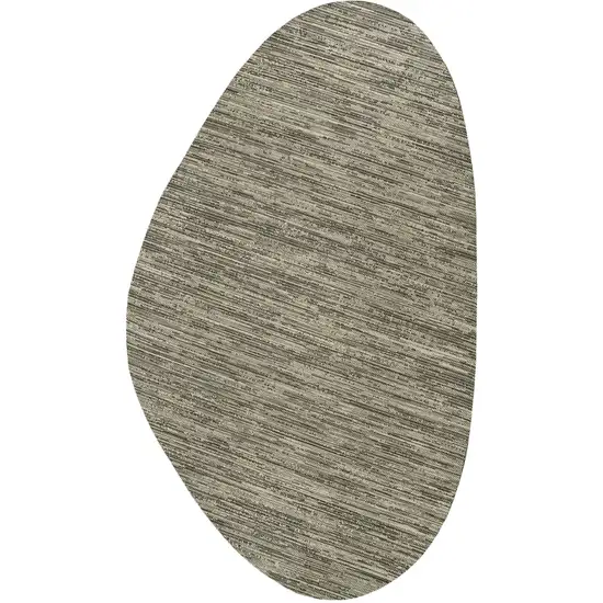 Beige And Brown Medallion Indoor Outdoor Area Rug Photo 3