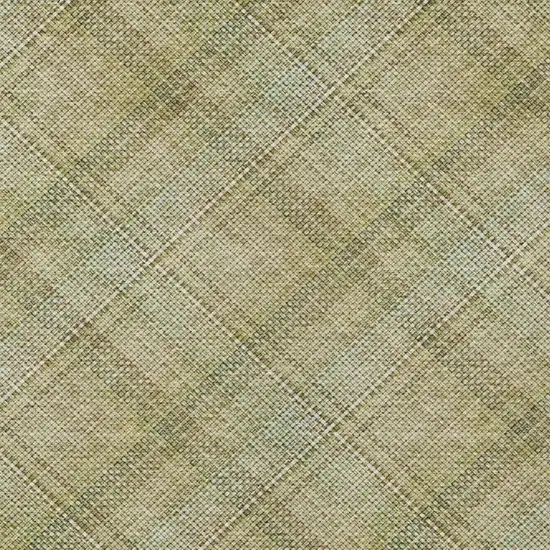 Beige And Brown Plaid Washable Indoor Outdoor Area Rug Photo 7