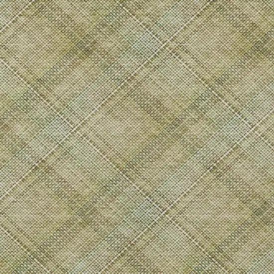 Beige And Brown Plaid Washable Indoor Outdoor Area Rug Photo 9