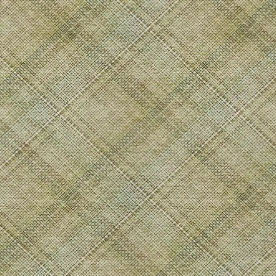 Beige And Brown Plaid Washable Indoor Outdoor Area Rug Photo 6