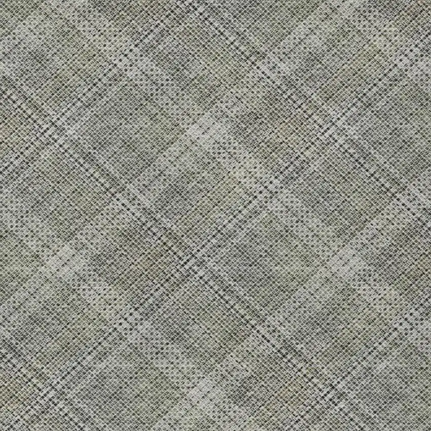 Beige And Brown Plaid Washable Indoor Outdoor Area Rug Photo 6
