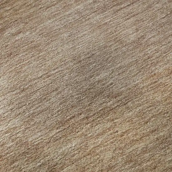 Beige And Brown Striped Washable Area Rug With UV Protection Photo 1