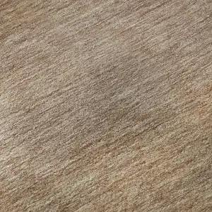 Photo of Beige And Brown Striped Washable Area Rug With UV Protection