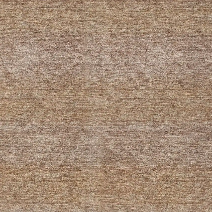 Beige And Brown Striped Washable Indoor Outdoor Area Rug Photo 4