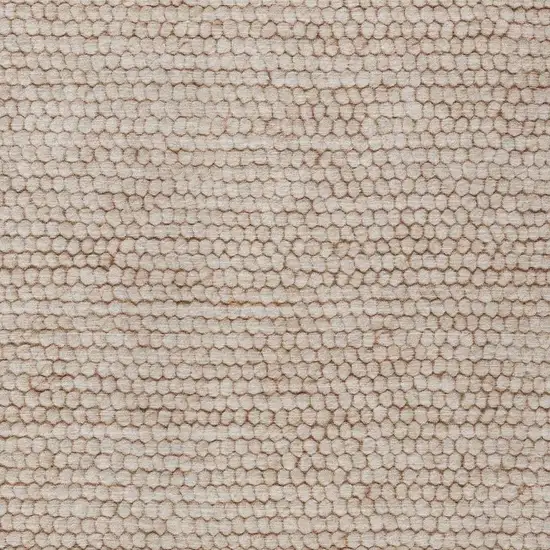 Beige And Brown Striped Washable Indoor Outdoor Area Rug Photo 3