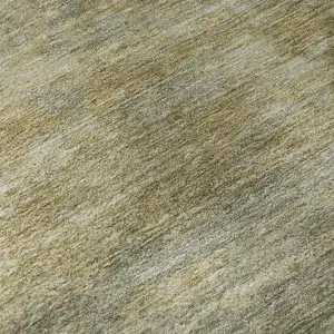 Photo of Beige And Copper Abstract Washable Area Rug With UV Protection