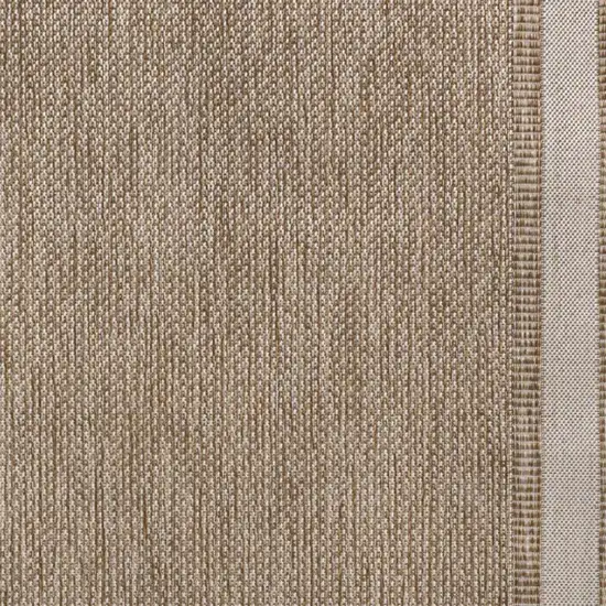 Beige And Cream Indoor Outdoor Area Rug Photo 2