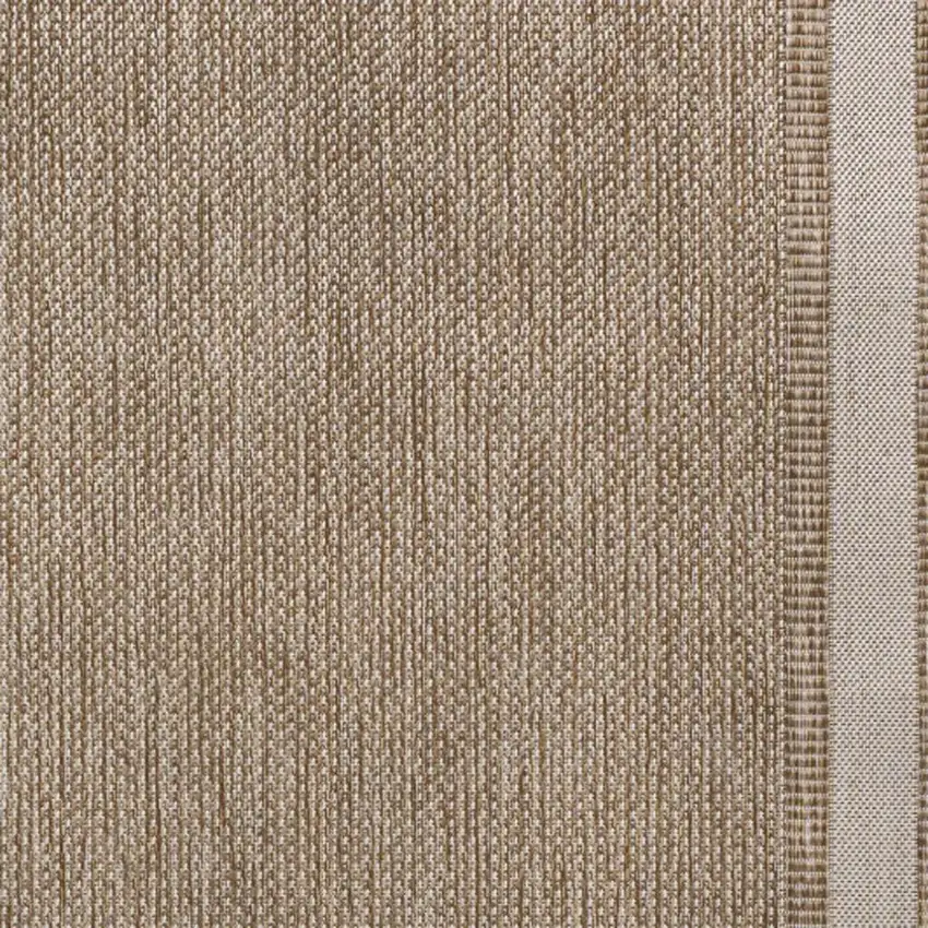 Beige And Cream Indoor Outdoor Area Rug Photo 2