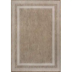 Photo of Beige And Cream Indoor Outdoor Area Rug