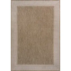 Photo of Beige And Cream Indoor Outdoor Area Rug