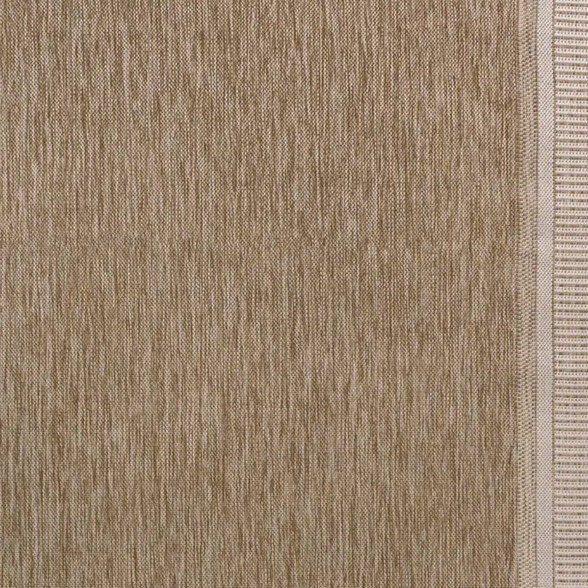 Beige And Cream Indoor Outdoor Area Rug Photo 2