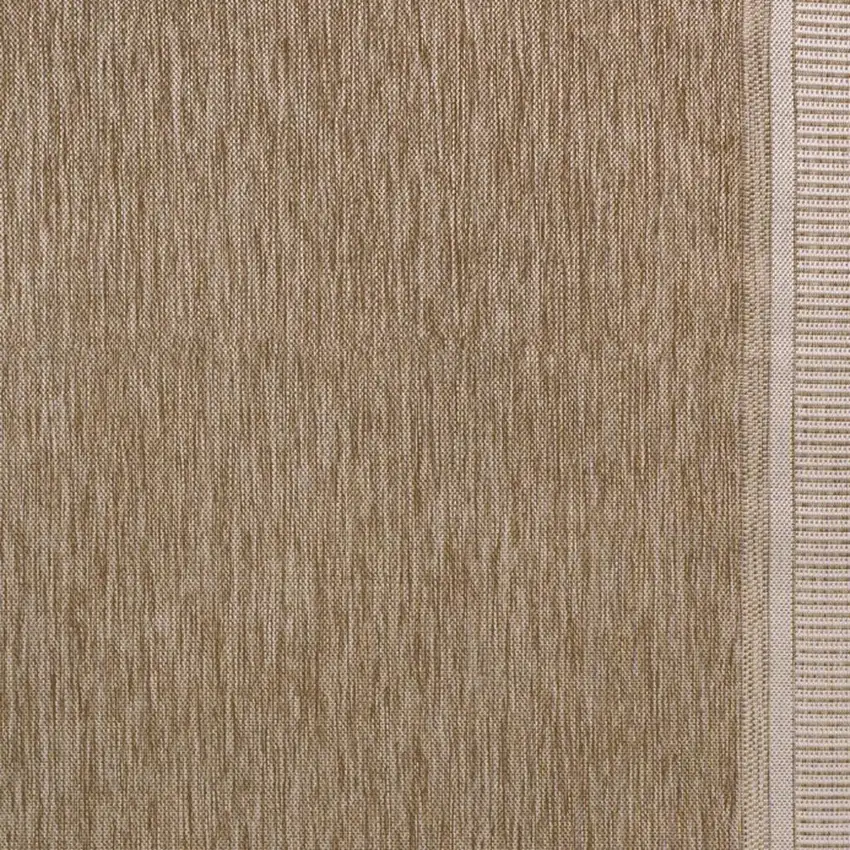 Beige And Cream Indoor Outdoor Area Rug Photo 2