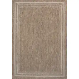 Photo of Beige And Cream Indoor Outdoor Area Rug