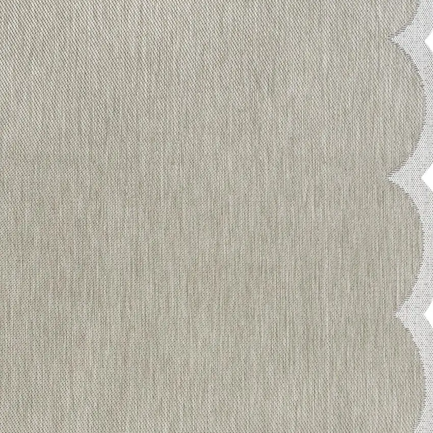 Beige And Cream Indoor Outdoor Area Rug Photo 2