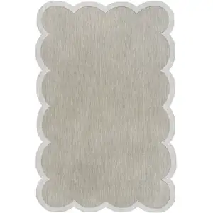 Photo of Beige And Cream Indoor Outdoor Area Rug