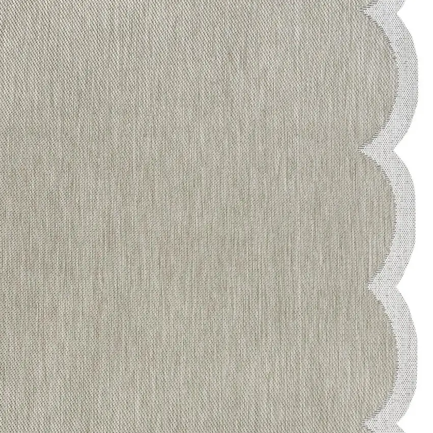 Beige And Cream Indoor Outdoor Area Rug Photo 2
