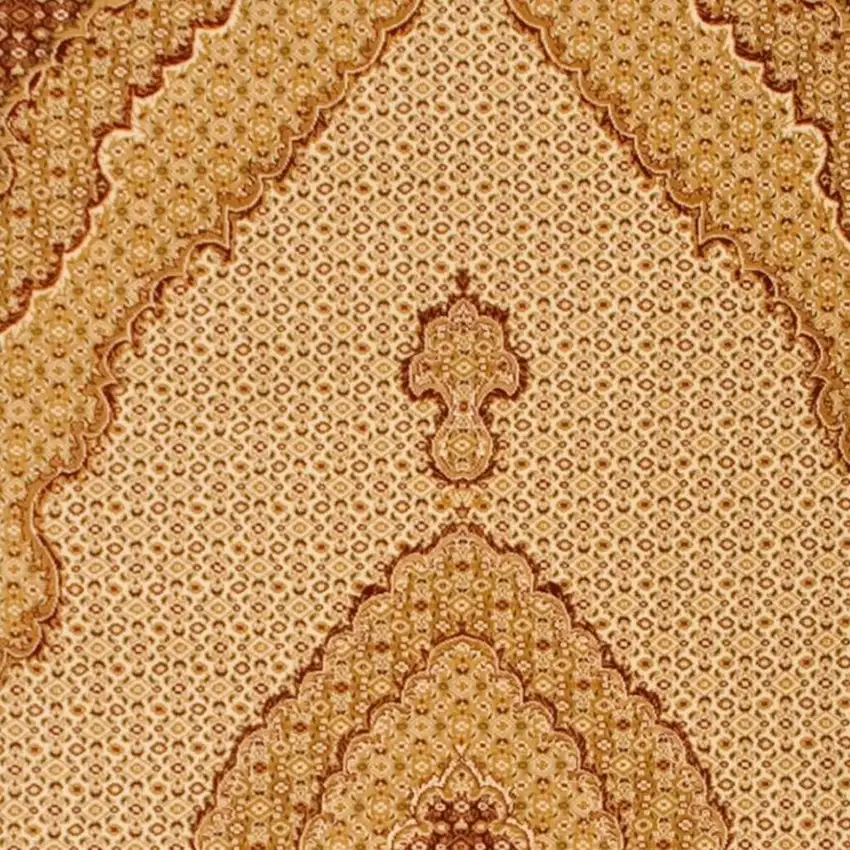 Beige And Cream Moroccan Runner Rug Photo 6