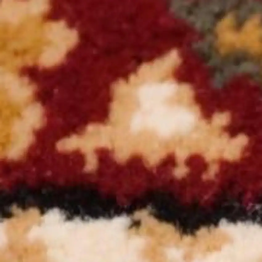 Beige And Cream Moroccan Runner Rug Photo 3