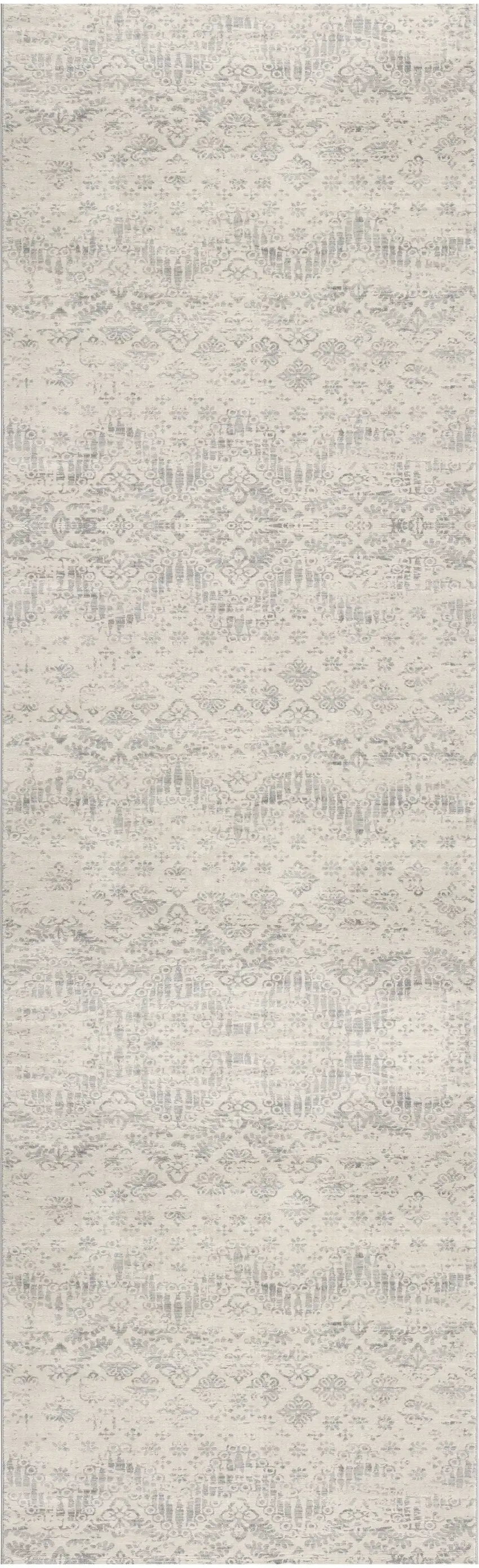 Beige And Gray Abstract Area Rug Photo 1