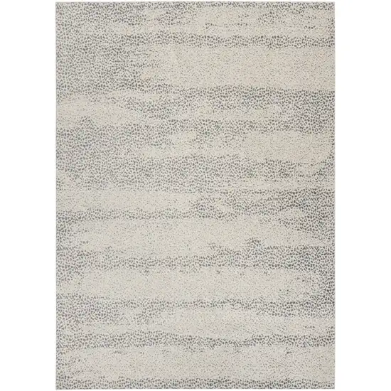 Beige And Gray Abstract Area Rug Photo 8