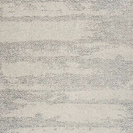 Beige And Gray Abstract Area Rug Photo 7