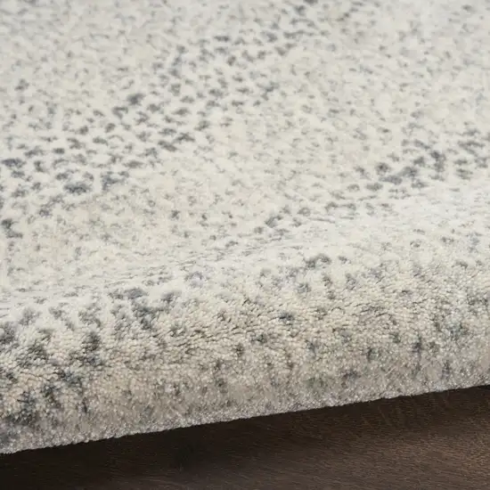 Beige And Gray Abstract Area Rug Photo 8