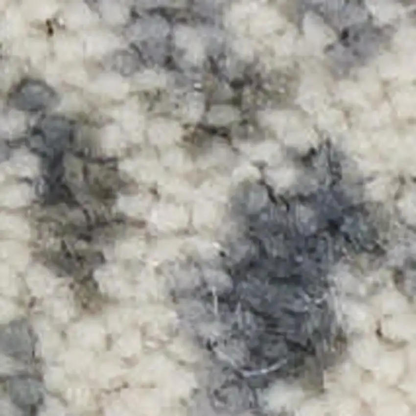 Beige And Gray Abstract Area Rug Photo 3
