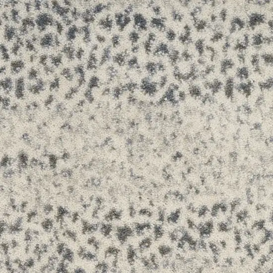 Beige And Gray Abstract Area Rug Photo 2