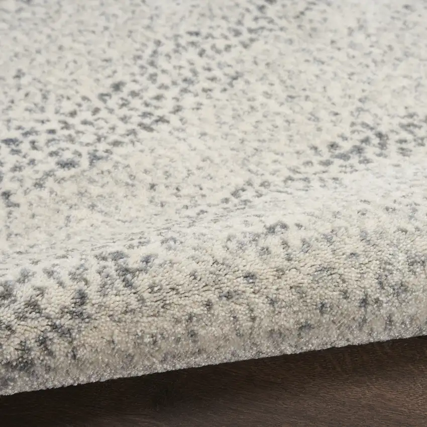 Beige And Gray Abstract Area Rug Photo 9