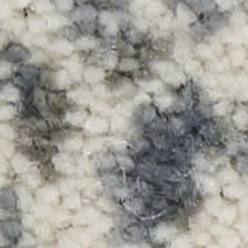 Beige And Gray Abstract Area Rug Photo 2