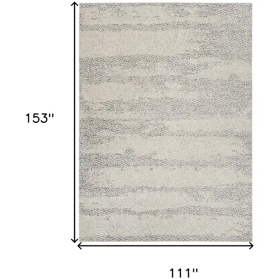 Beige And Gray Abstract Area Rug Photo 3