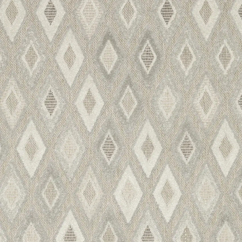 Beige And Gray Diamond Area Rug Photo 6