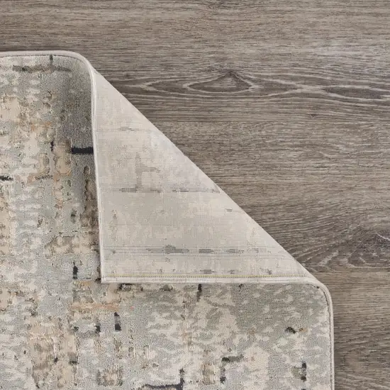 Beige And Gray Geometric Area Rug Photo 6
