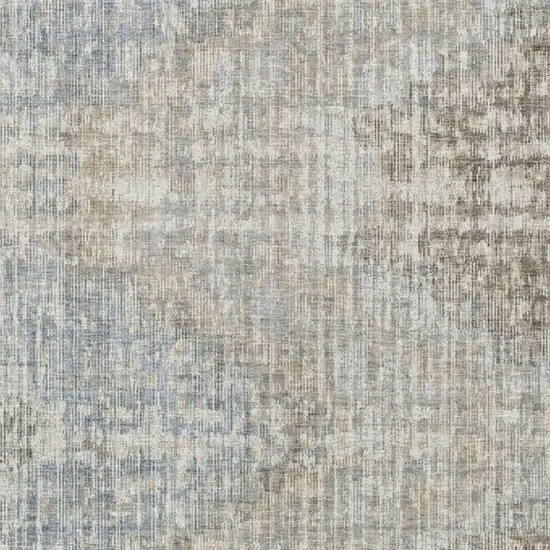 Beige And Gray Geometric Washable Indoor Outdoor Area Rug Photo 4