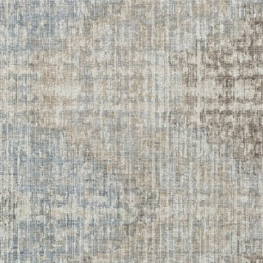 Beige And Gray Geometric Washable Indoor Outdoor Area Rug Photo 4