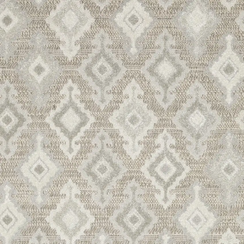 Beige And Gray Oriental Area Rug Photo 6