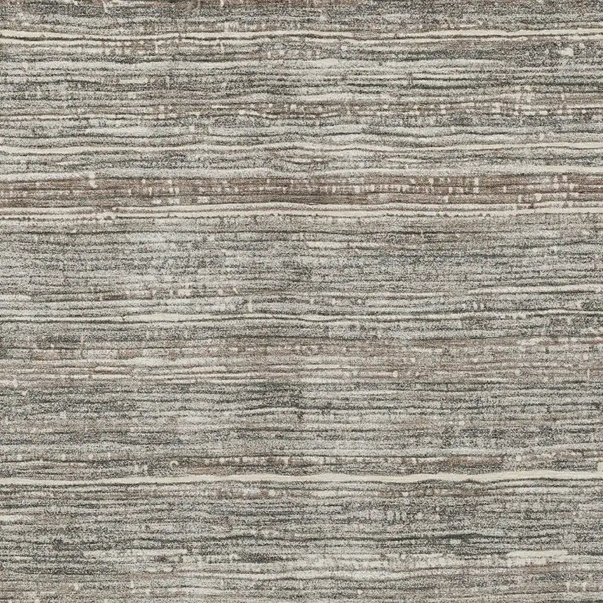 Beige And Gray Striped Washable Indoor Outdoor Area Rug Photo 7