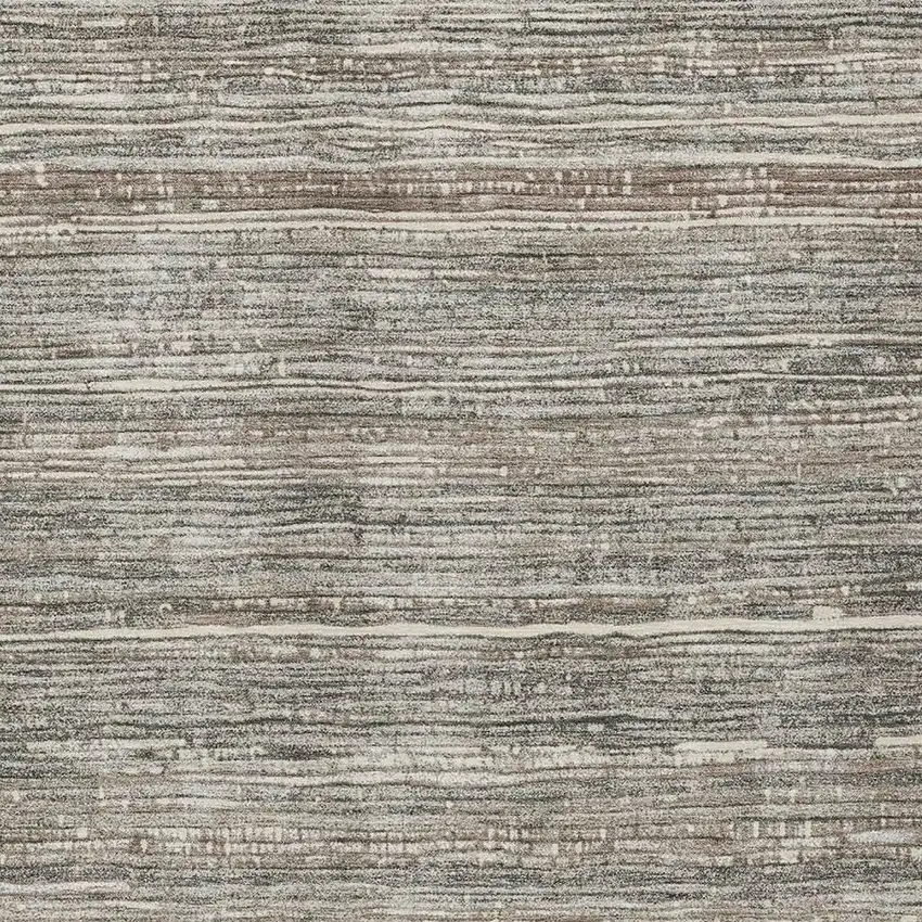 Beige And Gray Striped Washable Indoor Outdoor Area Rug Photo 3