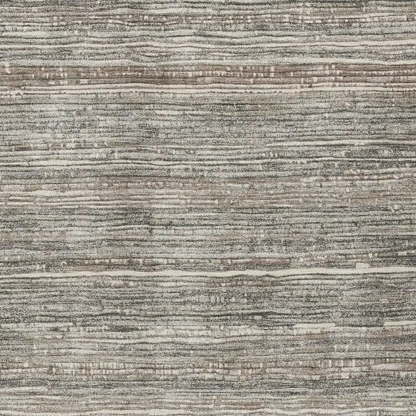 Beige And Gray Striped Washable Indoor Outdoor Area Rug Photo 3