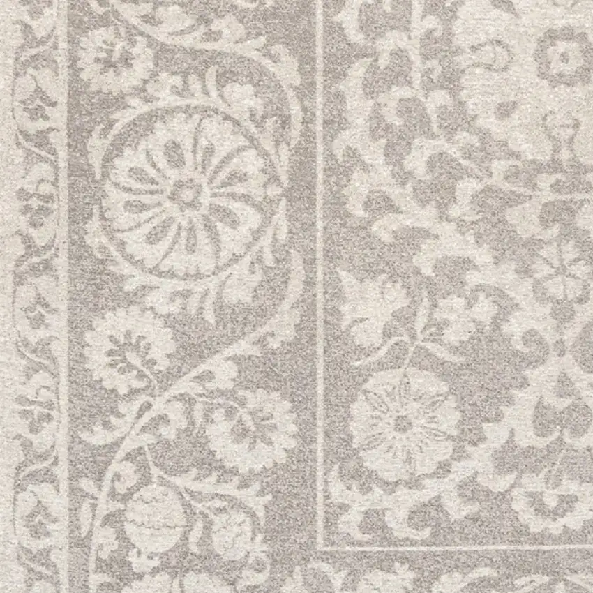 Beige And Gray Tribal Washable Area Rug With UV Protection Photo 8